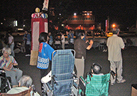 15日夏祭り夜の部　江州音頭で盆踊り