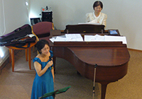 8月11日　バイオリン＆ピアノ親子コンサート