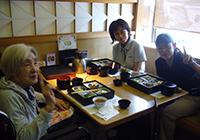 8月9日　お食事もいただいて