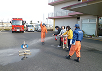 7日　消防避難訓練