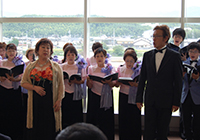 1日　創立10周年記念コンサート 松岡重親様、浅井順子様の本格的なオペラにうっとり
