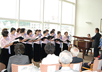 1日　創立10周年記念コンサート 女声合唱団　プランタンの素晴らしい歌声

