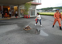 19日　消火器を使った訓練